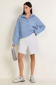 Scuba Oversized Half-Zip Hoodie